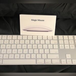 Apple Magic Mouse and Keyboard